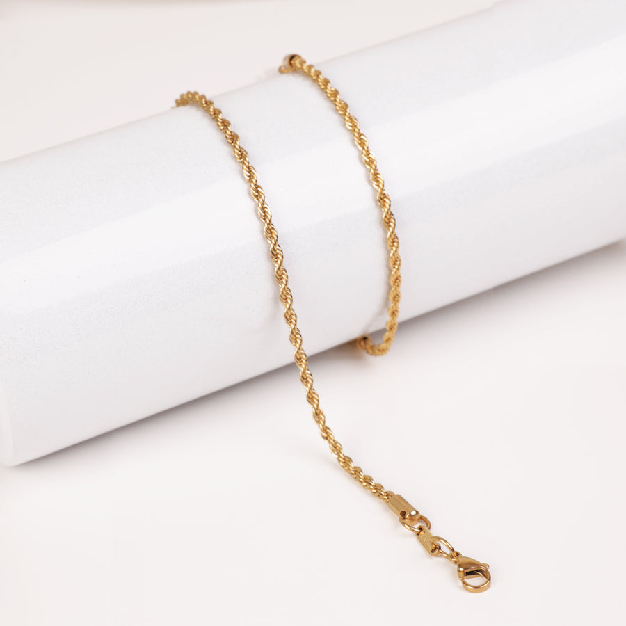Rope Chain Necklace + Bracelet | Bundle